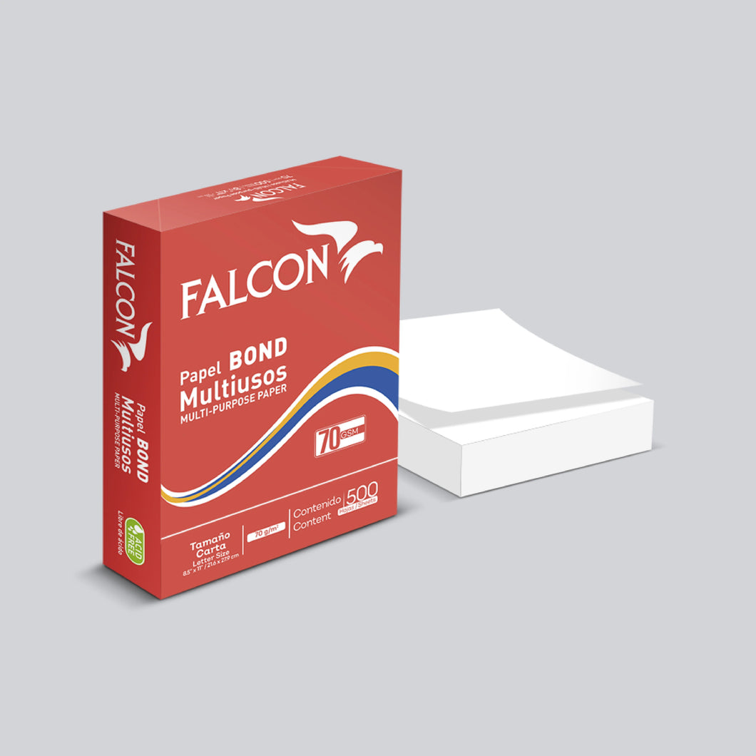 RESMA HOJAS BOND FALCON CARTA 70GR  PX500H