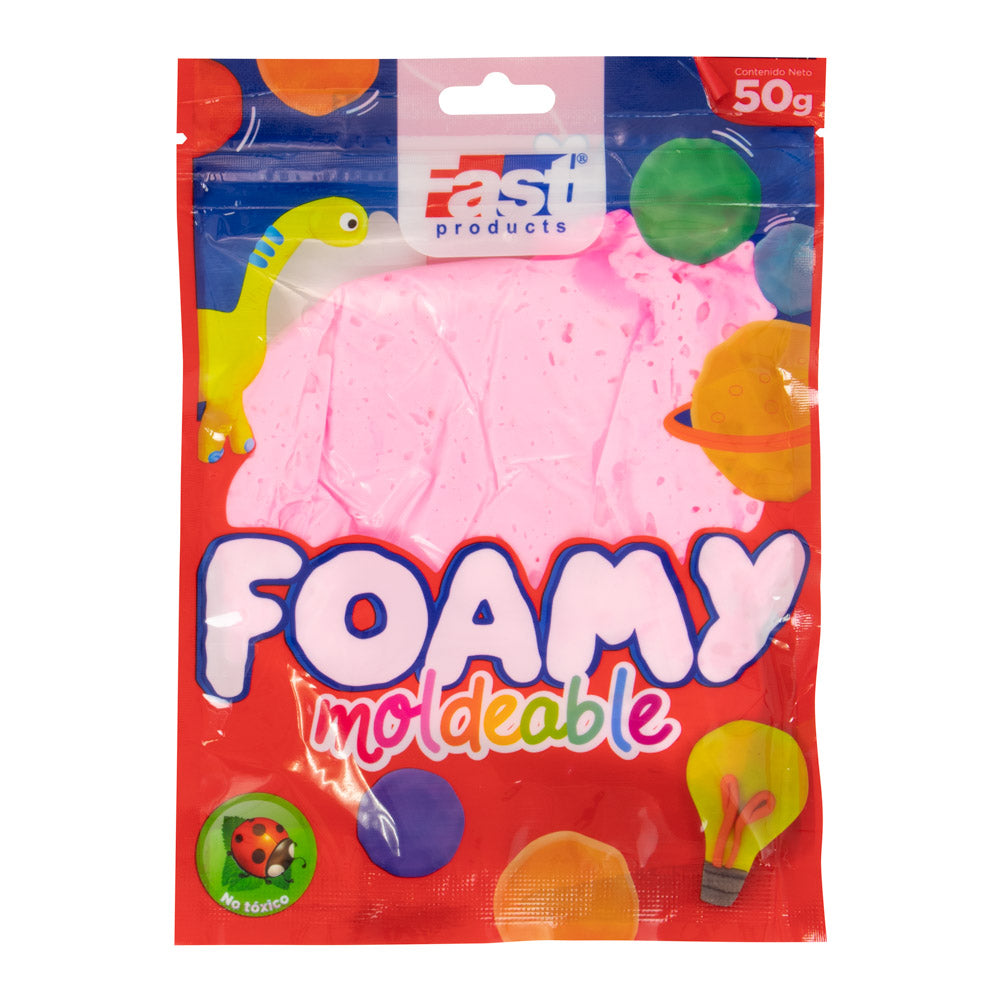 FOAMY MOLDEABLE FAST ROSADO 50GR