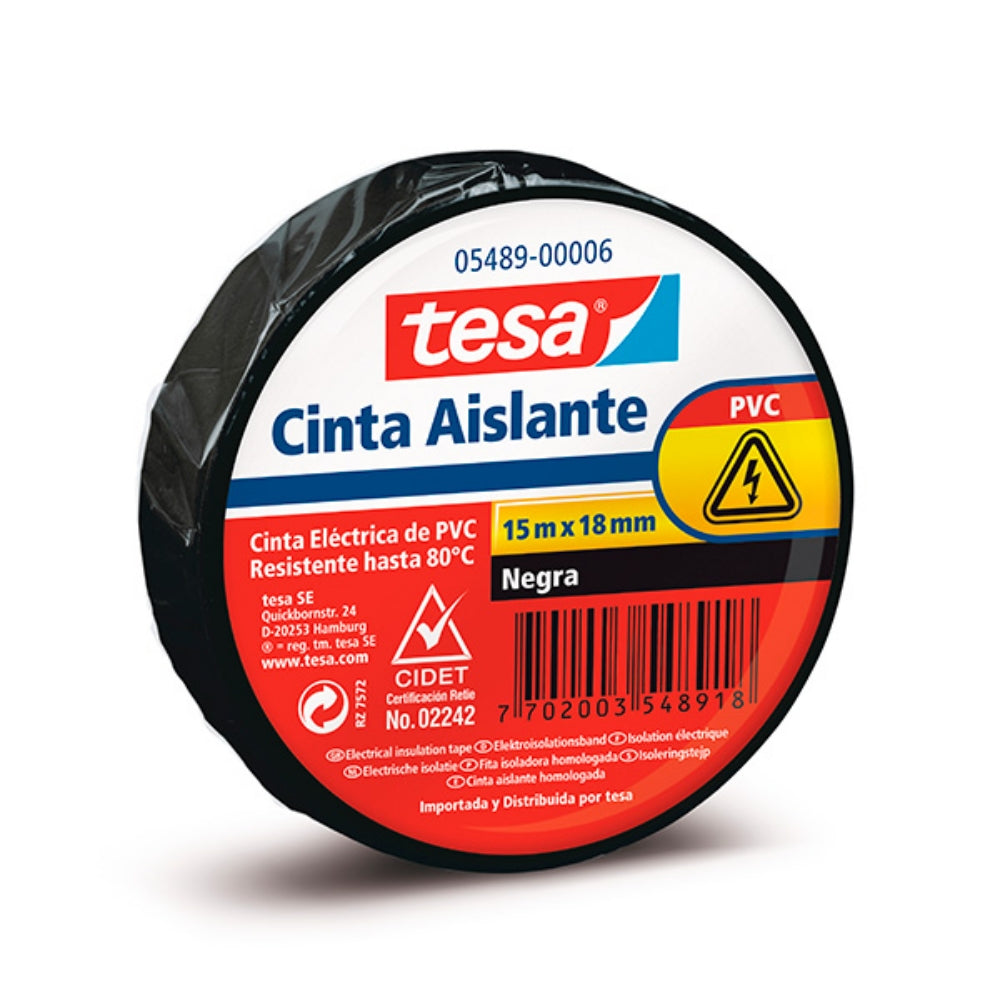 CINTA AISLANTE NEGRA 5 M TESA