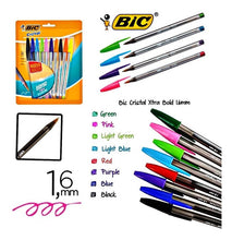 Cargar imagen en el visor de la galería, BOLIGRAFO SET BIC CRISTAL  B X 10
