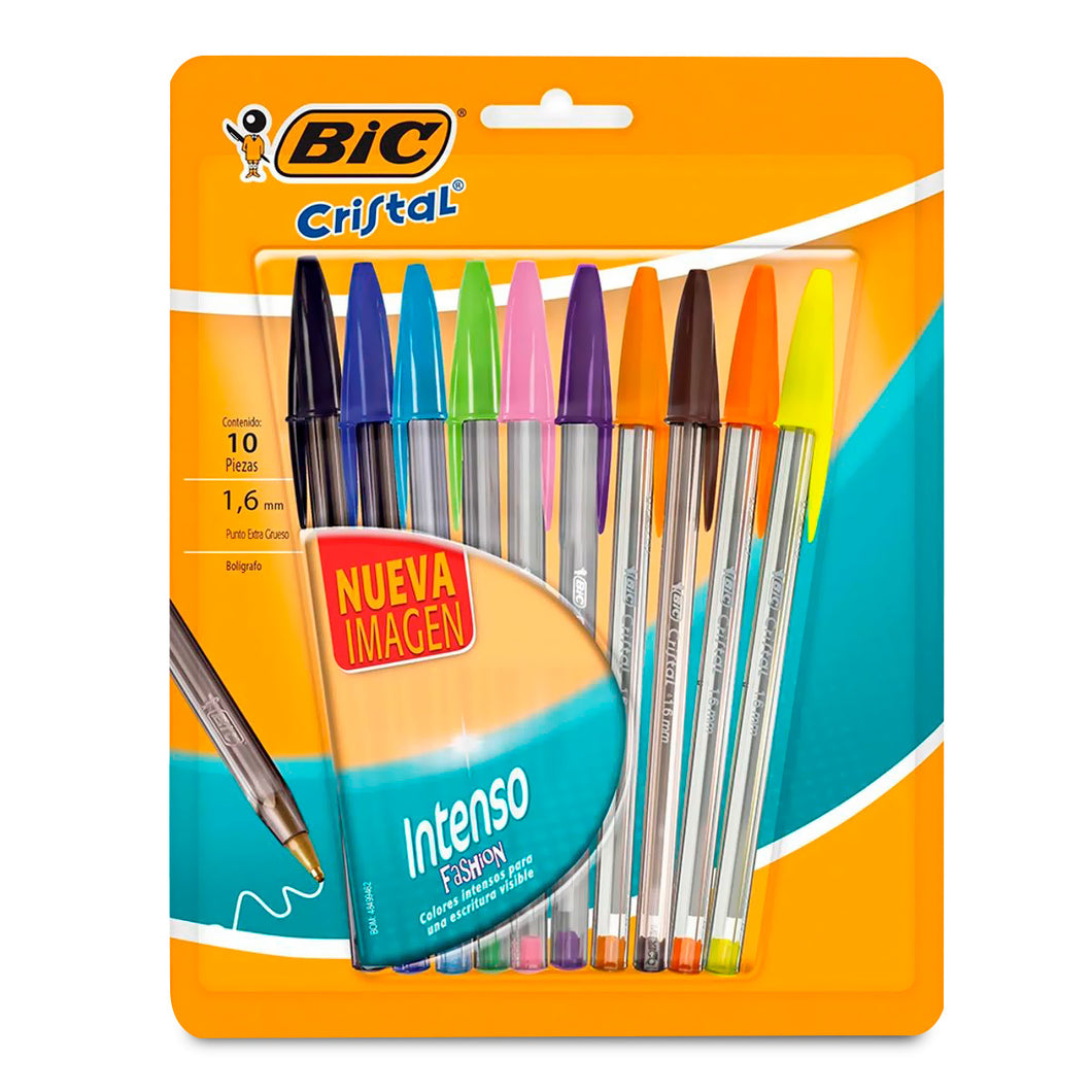 BOLIGRAFO SET BIC CRISTAL  B X 10