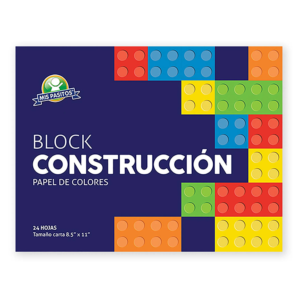 BLOCK PAPEL CONSTRUCCION CARTA 24H