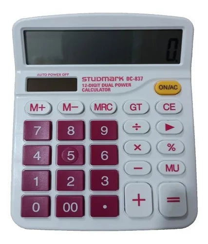 CALCULADORA DE ESCRITORIO DC-837 STUDMARK