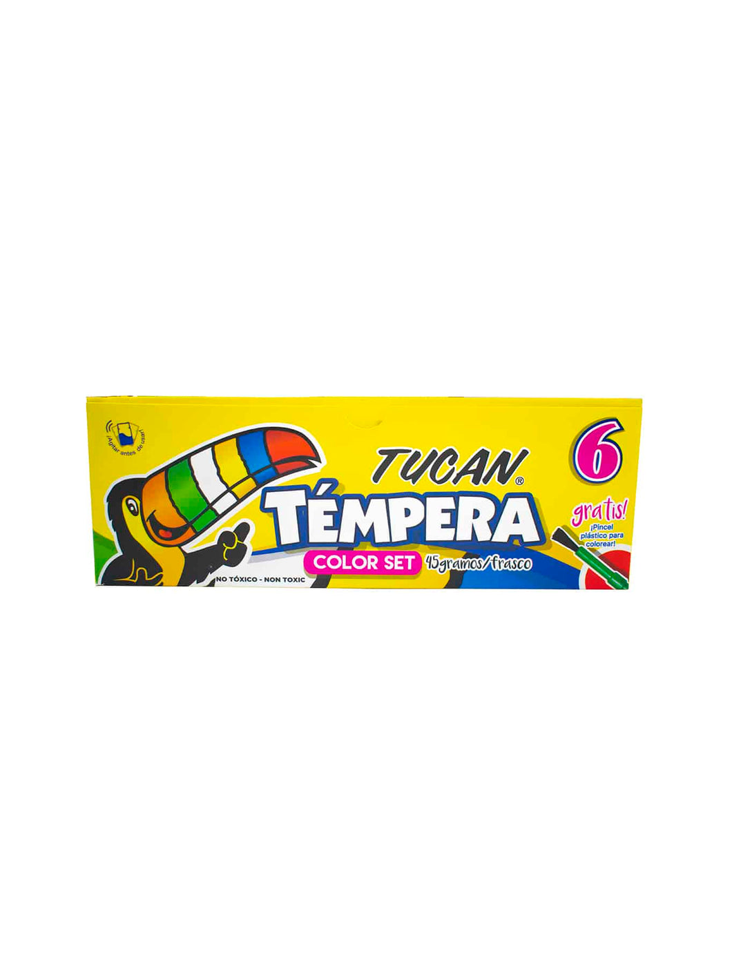 TEMPERA TUCAN 6 COLORES  45 GR