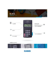 Load image into Gallery viewer, CALCULADORA ELECTRONICA CASIO HL-815L
