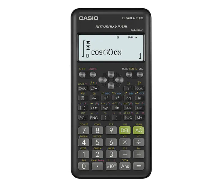 CALCULADORA CIENTIFICA CASIO fx-570LA PLUS 2ND EDITION