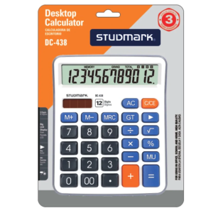 CALCULADORA DE ESCRITORIO DC-438 STUDMARK